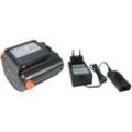 Trade Shop - Trade-Shop 2in1 Set: Li-Ion Akku 18V 2000mAh + Ladegerät für Gardena Trimmer EasyCut Li-18/23 r, EasyCut Li-18/23R (9823), ComfortCut