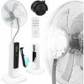 Kesser - Stand-Ventilator Frosty mit Wasser Ultraschall-Sprühnebel Wasserkühlung inkl. Fernbedienung Timer-Funktion Luftbefeuchter Leise Weiß /