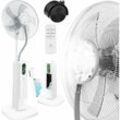 Kesser - Stand-Ventilator Frosty mit Wasser Ultraschall-Sprühnebel Wasserkühlung inkl. Fernbedienung Timer-Funktion Luftbefeuchter Leise Weiß