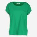 Grünes T-Shirt mit Brusttasche