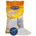 15 Liter Lyra Pet® White Cat® Katzenstreu Bentonit mit Babypuderduft + Geschenk