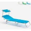 Beach And Garden Design - Strandbett Am Strand Strandbett Aluminium Klappbett Schwimmbad Cancun Farbe: Blau