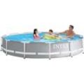 Intex 26710 Swimming Pool Frame Prism Ø366 x 76 cm Schwimmbecken Schwimmbad Pool