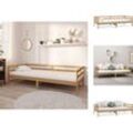 Betten & Bettgestelle - Living Tagesbett Honigbraun Kiefer Massivholz 90x200 cm - Braun