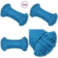 Arbeitsseil Blau 8 mm 25 m Polypropylen - Seil - Seile - Home & Living