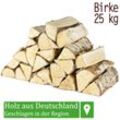 Flameup - Brennholz Kaminholz Birkenholz Holz Auswahl 5 - 500 kg Birke Für Ofen und Kamin Kaminofen Feuerschale Grill Feuerholz Holzscheite 25 cm