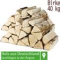 Flameup - Brennholz Kaminholz Birkenholz Holz Auswahl 5 - 500 kg Birke Für Ofen und Kamin Kaminofen Feuerschale Grill Feuerholz Holzscheite 25 cm