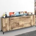 Ahd Amazing Home Design - Sideboard 5 Flügeltüren 1 Klappfach 200x40cm Stephanie Report