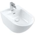 Villeroy&boch - Subway 3.0 - Wand-Bidet 560x375 mm, mit Überlauf, mit Hahnloch, CeramicPlus, Stone White 447000RW