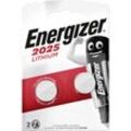 Knopfzelle cr 2025 3 v 2 St. 163 mAh Lithium CR2025 - Energizer