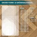 Floordirekt - Bodenschutzmatte Für Hartböden Polycarbonat 114 x 120 cm Transparent Rechteckig - Transparent