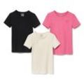 3 Kinder-T-Shirts - Creme - Kinder - Gr.: 134/140