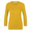 Rundhals-Pullover aus 100% Premium-Kaschmir Peter Hahn Cashmere gelb, 48