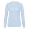 V-Pullover Anna Aura blau, 40