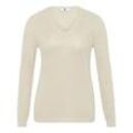 V-Pullover Anna Aura beige, 50