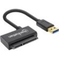 Manhattan - Festplatten/SSD Adapter [1x usb 3.2 Gen 1 Stecker a (usb 3.0) - 1x SATA-Kombi-Stecker 7+15