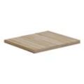 Eckplatte "Lona" 80x80 Sonoma-Eiche