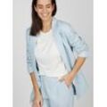 Lovely Sisters Blazer Damen Baumwolle, hellblau