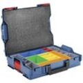 Bosch Professional L-BOXX 102 & Inset Boxen 12tlg. 1600A016NB Transportkoffer ABS Blau (L x B x H) 357 x 442 x 117 mm