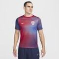 Kroatien Academy Pro Nike Dri-FIT Fußball-Kurzarm-Oberteil für Herren - Blau