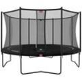 BERG Trampolin Favorit Ø 430 cm schwarz + Netz Comfort