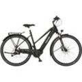 E-Bike FISCHER FAHRRAD "VIATOR 4.2i Damen" E-Bikes Gr. 45 cm, 28 Zoll (71,12 cm), schwarz Pedelec, Elektrofahrrad für Damen u. Herren, Trekkingrad