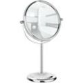 Wenko - Maximex 7-fach Schmink-Hilfe, Spiegel mit 7-fach Vergrößerung, Silber glänzend, verchromtes Metall glänzend, Glas - silber glänzend