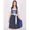 JCC Dirndl Damen Baumwolle, blau