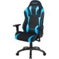 AKRACING Gaming-Stuhl "Core EX Wide SE" Stühle Gr. B/H/T: 73 cm x 43 cm x 88,5 cm, 1 St., Stoff, Metall, blau (blau, schwarz, schwarz)