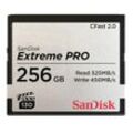 SANDISK Speicherkarte "CFast Extreme Pro 2.0" Speicherkarten Gr. 256 GB, grau Speicherkarten