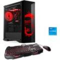 CSL Gaming-PC "HydroX V29557 MSI Dragon Advanced Edition", schwarz, Microsoft Windows 11 Home (64 Bit), 16 GB RAM 1000 GB SSD, Computer