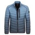 Langjacke CASAMODA "CASAMODA Jacke uni" Gr. L, blau (himmelblau), Herren, 100% Polyester, Jacken