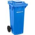 SSI Schäfer Mülltonne PRO 80 WAVE, 80 l, fahrbar, blau