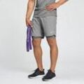 MP Men's 2 in 1 Training Shorts - Storm - XXS