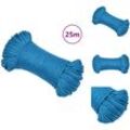 Vidaxl - Seile - Living Arbeitsseil Blau 8 mm 25 m Polypropylen