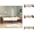 Betten & Bettgestelle - Living Tagesbett 3-Sitzer Honigbraun Massivholz Kiefer 90x200 cm