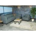 Modular Sofa-System Couch-Garnitur Moncalieri 6-1, Stoff/Textil ~ grau