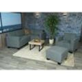 Modular Sofa-System Couch-Garnitur Moncalieri 4-1-1, Stoff/Textil ~ grau