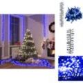 Vidaxl - Weihnachtsbeleuchtung - Living LED-Lichterkette mit 3000 LEDs Blau 23 m pvc