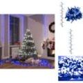 Vidaxl - Weihnachtsbeleuchtung - Living LED-Lichterkette mit 2000 LEDs Blau 45 m pvc