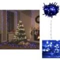 Vidaxl - Weihnachtsbeleuchtung - Living LED-Lichterkette mit 2000 LEDs Blau 200 m pvc