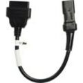 Vhbw - OBD2 Adapter 4Pin auf OBD2 16Pin kompatibel mit Ducati 899 Panigale, 959 Panigale, Carbon, Chromo, Diavel, Supersport/ s 937 Motorrad - 20 cm