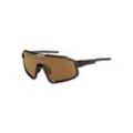 Sonnenbrille QUIKSILVER "Slash P", Damen, grau (smoke, gold), Brillen