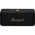 MARSHALL Emberton II Bluetooth Lautsprecher, Black and Brass, Wasserfest