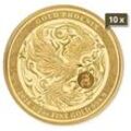 10 x 1/2 Unze Gold Niue Phönix 2024