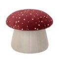 Bloomingville - Lue Pouf Ø 37 x H 30 cm, rot