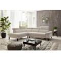 Ecksofa HOME AFFAIRE "Arnayon mit Querschläfer-Bettfunktion, Schlafsofa, großer Bettkasten", beige (sand), B:272cm H:79cm T:217cm, 95% Polyester, 5% Nylon, Sofas, manuelle Kopfteilverstellung, Tonnentaschen-Federkern, Feincord L-Form