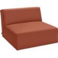 Sofaelement TOM TAILOR HOME "Elements" Polsterelemente Gr. Samtstoff TSV, orange (saffron tsv 17) Sofa-Element