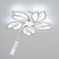 Goeco - LED-Deckenleuchte, dimmbar 60 w Moderne LED-Deckenleuchte aus Acryl mit Fernbedienung, 5-köpfige Blütenblatt-LED-Deckenleuchte für