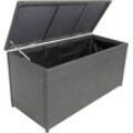 Auflagenbox GARDEN PLEASURE "PATRAS", grau (hellgrau), Stahl, Polyethylen (PE), Polyester, Aufbewahrungsboxen, Polybag aus Polyester, BxTxH: 123x61x60 cm